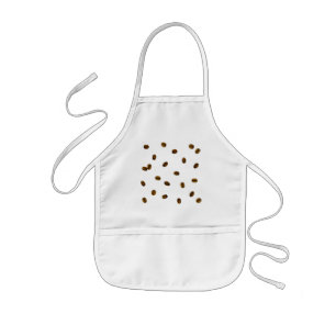 Coffee Bean Pattern Kids Apron