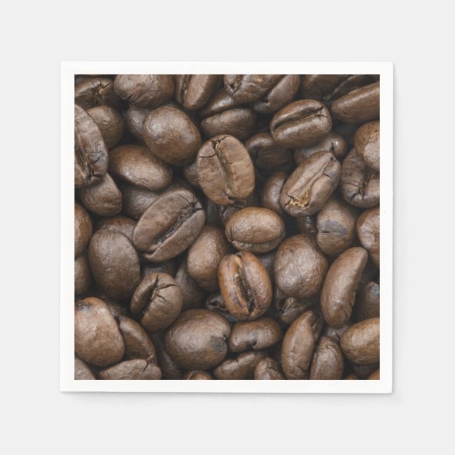 Coffee Bean Pattern Napkin (Front)