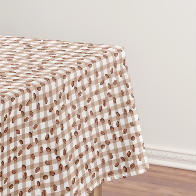  Coffee Bean Pattern Tablecloth (In Situ)