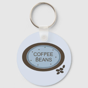 Coffee Bean Sign Key Ring