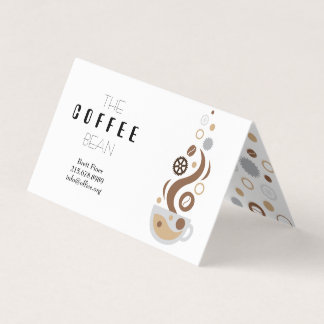 Coffee Bean Technology Science Business Card