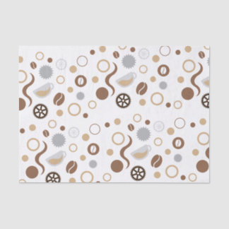 Coffee Bean Technology Science Designer Tissue  Tissue Paper