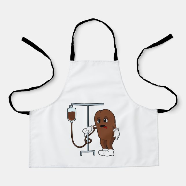 Coffee bean with Coffee pot Apron (Front)