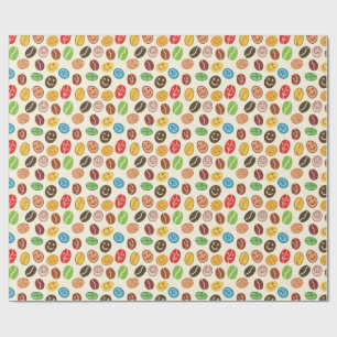 coffee bean wrapping paper