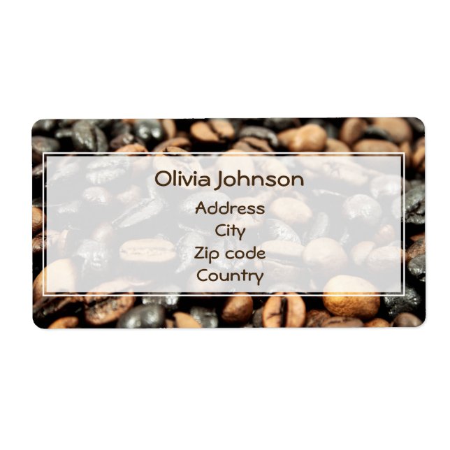 Coffee Beans Background (Front)