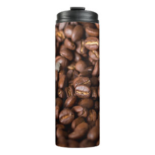 Coffee Beans Backgroundabstract, aroma, background Thermal Tumbler