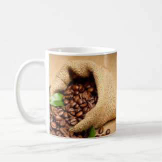 Coffee Beans Bag Sticker – Rustic Coffee Lover Coffee Mug