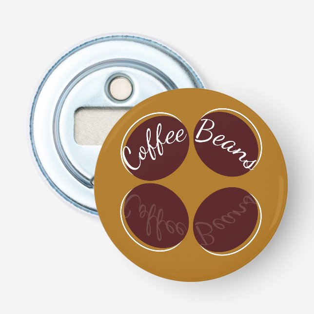"Coffee Beans"  Bottle Opener (Front)