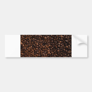coffee beans bumper sticker