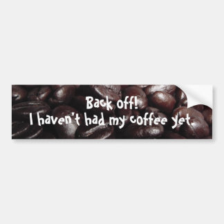 Coffee Beans Bumper Sticker