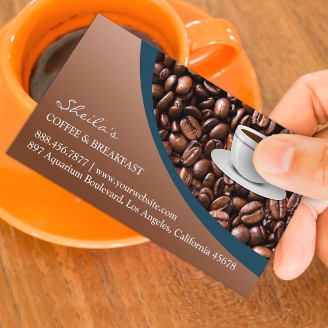 Coffee Beans Business Card (Creator Uploaded)