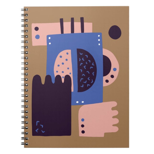 Coffee Beans - Caffeine Lover Art Notebook (Front)