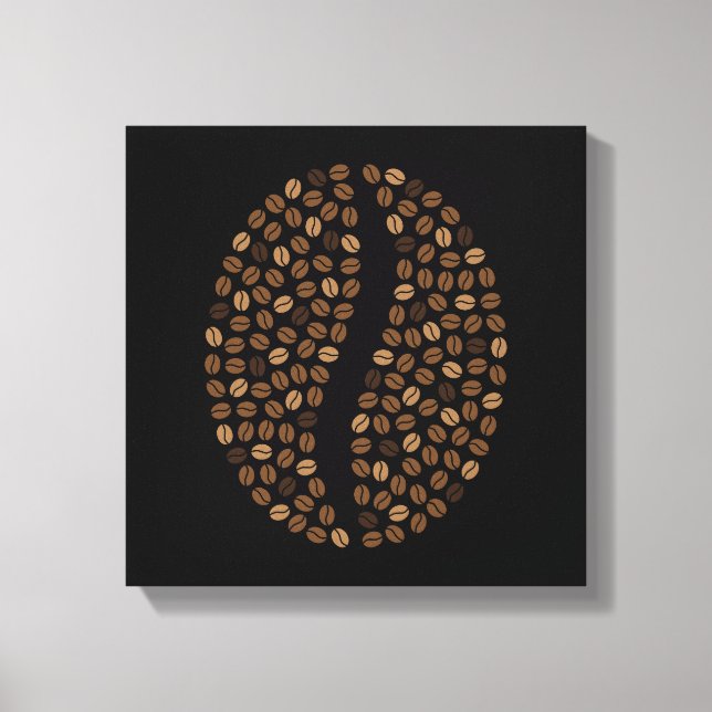 coffee beans canvas print (Front)