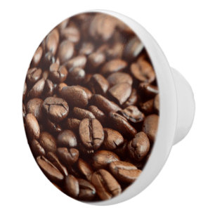 Coffee Beans Ceramic Knob