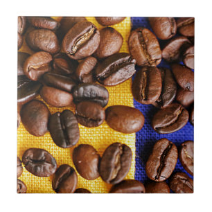 Coffee Beans Ceramic Tile