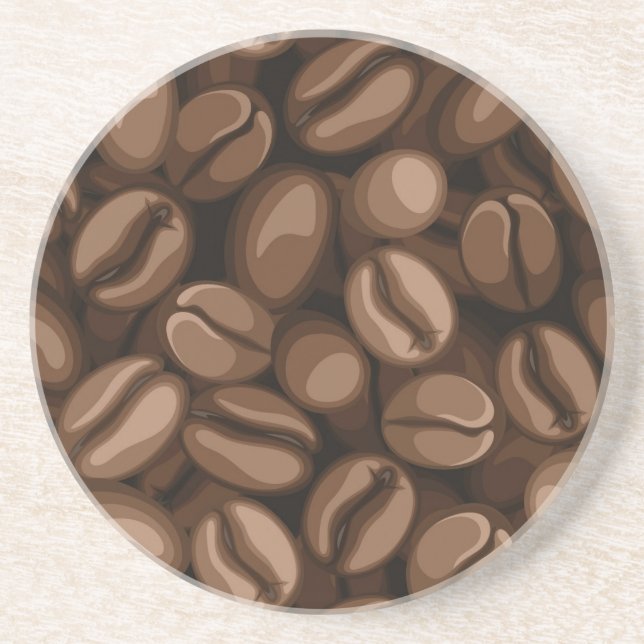 Coffee beans coaster (Front)