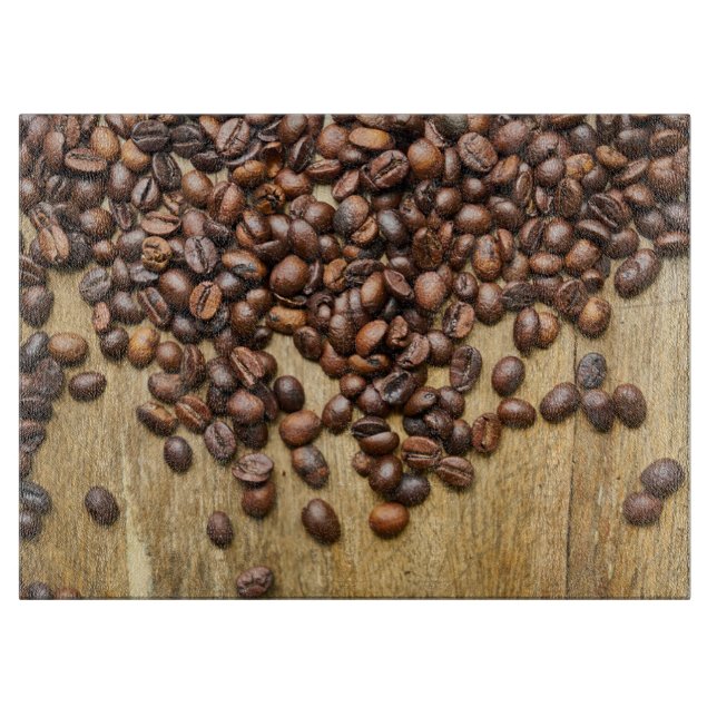 Coffee Beans Cutting Board (Front)