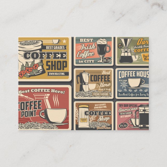 Coffee beans enclosure card (Front)