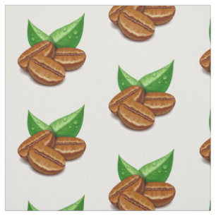 Coffee beans fabric