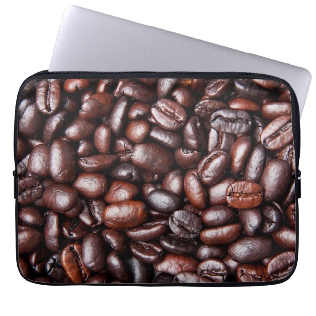 Coffee Beans - Java Bean Customised Templates Laptop Sleeve (Front)