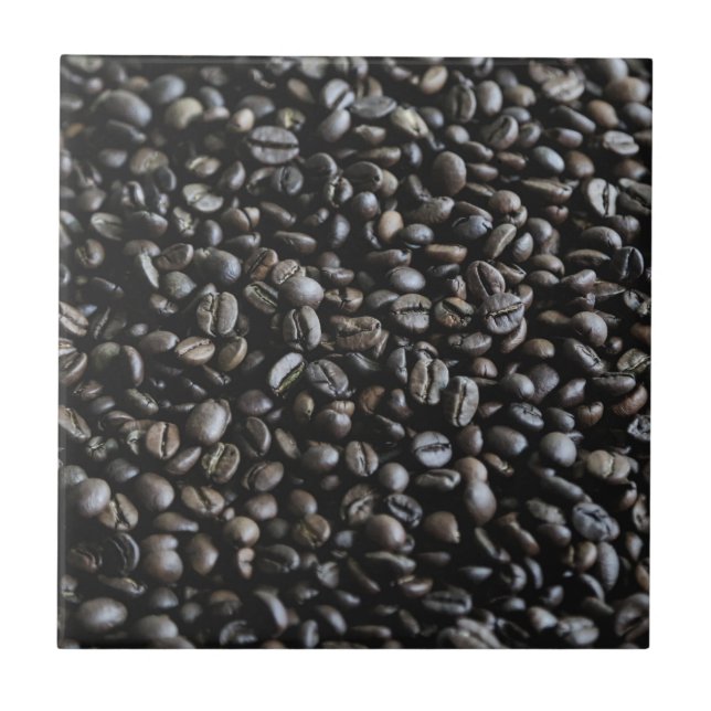 Coffee Beans Kitchen Ceramic Tile (Front)