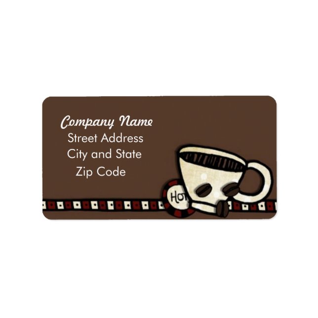 Coffee Beans Label (Front)