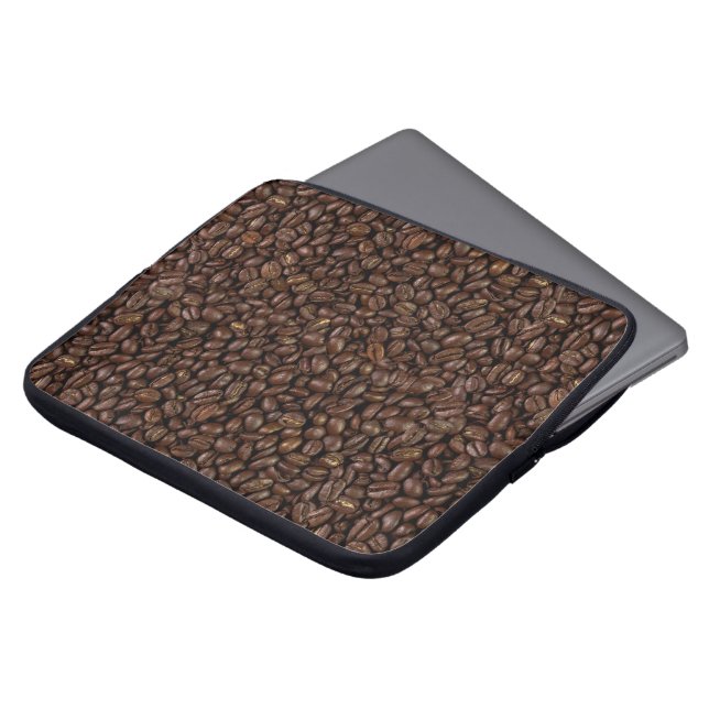 Coffee Beans Laptop Sleeve (Front Top)