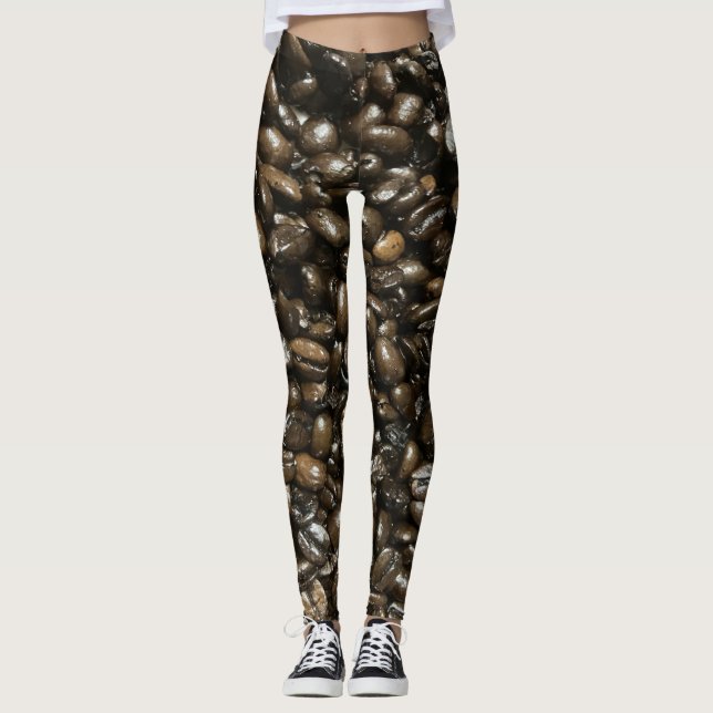 Coffee Beans Leggings (Front)