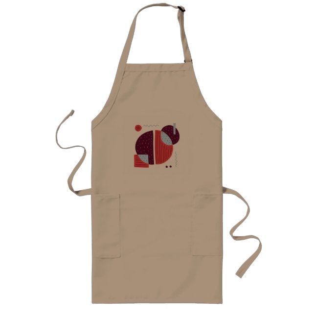 Coffee Beans Long Apron (Front)