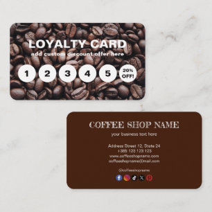 Coffee Beans Loyalty Card