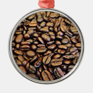 coffee beans metal ornament