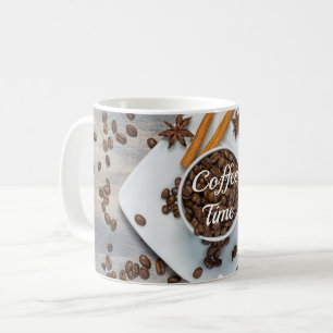 Coffee beans modern mug