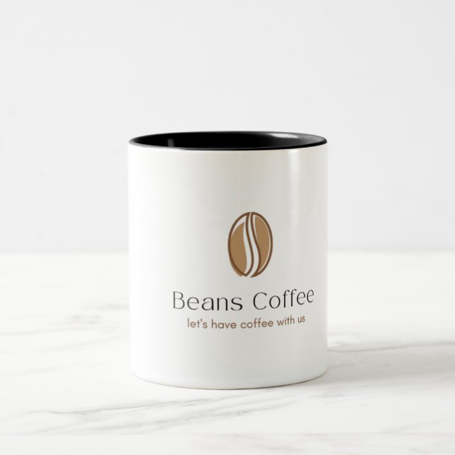 Coffee Beans Mug – Let’s Have a Coffee With Us (Center)