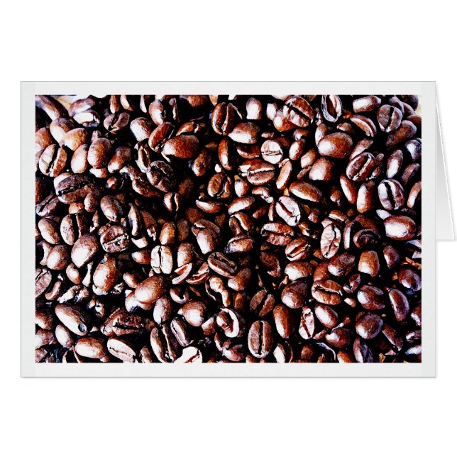 Coffee Beans Pattern - Dark Roast (Front Horizontal)