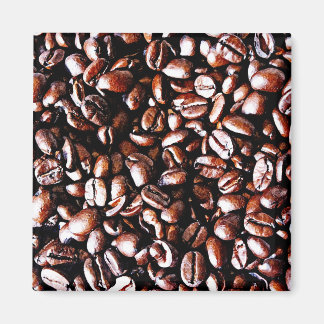Coffee Beans Pattern - Dark Roast Magnet