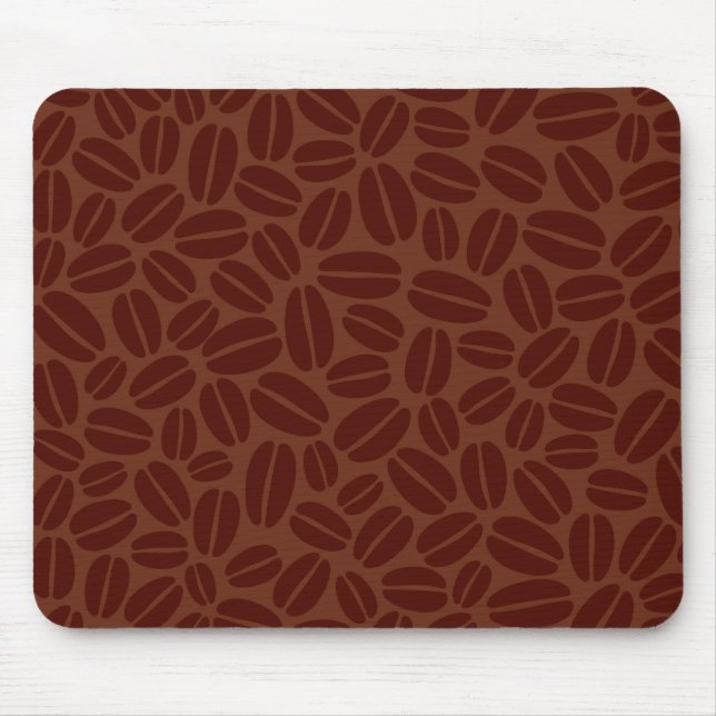 Coffee Beans Pattern Mouse Pad (Front)