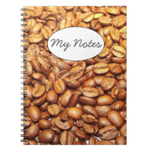 Coffee Beans Photograph Notebook
