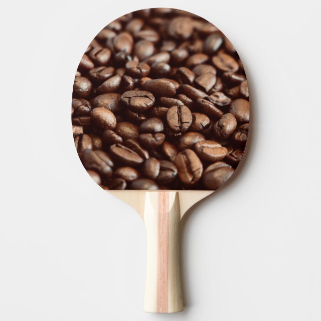 Coffee Beans Ping Pong Paddle (Front)