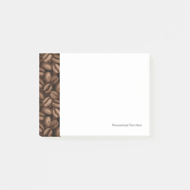 Coffee beans post-it notes (Front)