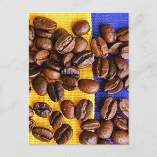 Coffee Beans Postcard (Front)