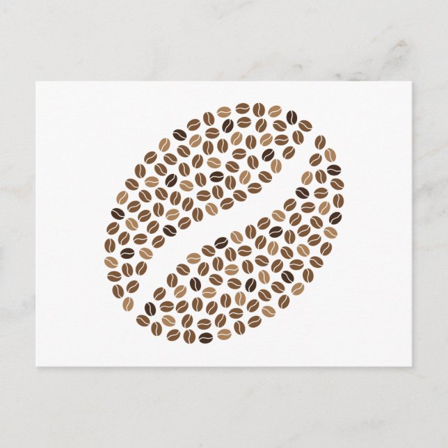 coffee beans postcard (Front)