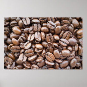 Coffee beans poster