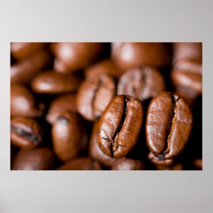 Coffee beans poster