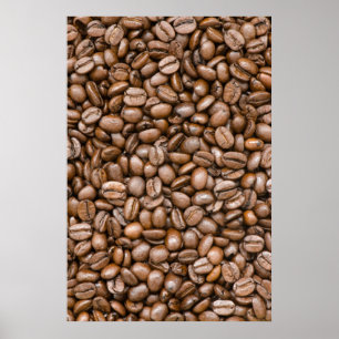 Coffee beans poster