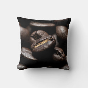 Coffee beans roasted food coffee cushion