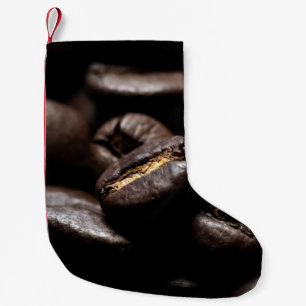 Coffee beans roasted food coffee small christmas stocking