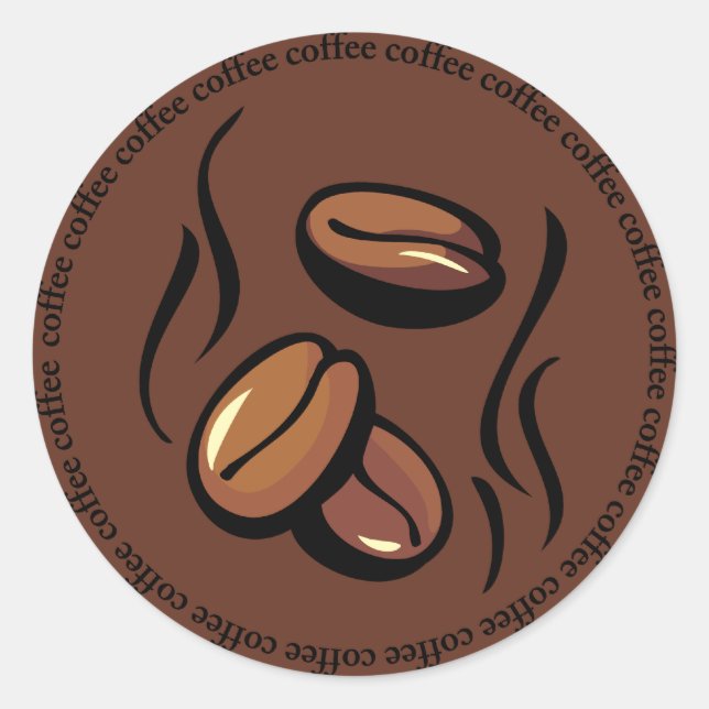 Coffee Beans Stickers (Front)
