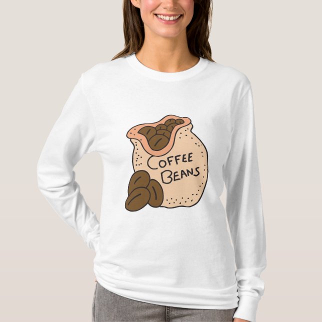 coffee beans T-Shirt (Front)