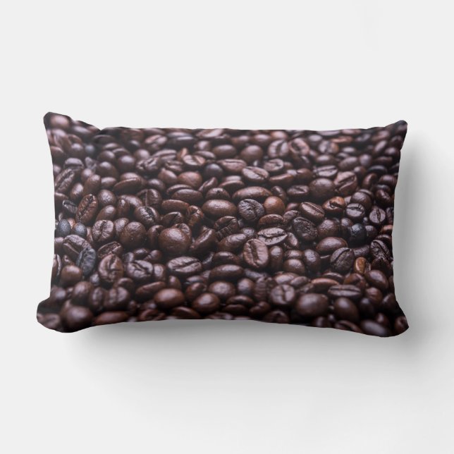 Coffee Beans throw pillow (Front)