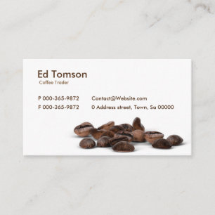 Coffee Beans Trader Business Card
